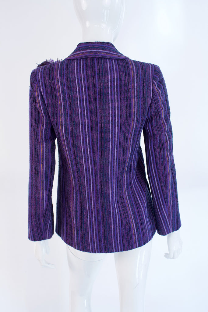 Chanel SS06 Purple Fantasy Tweed Jacket  Meyfleur