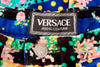 Rare Vintage 90's VERSACE Jeans Couture Velvet Animal Print Denim