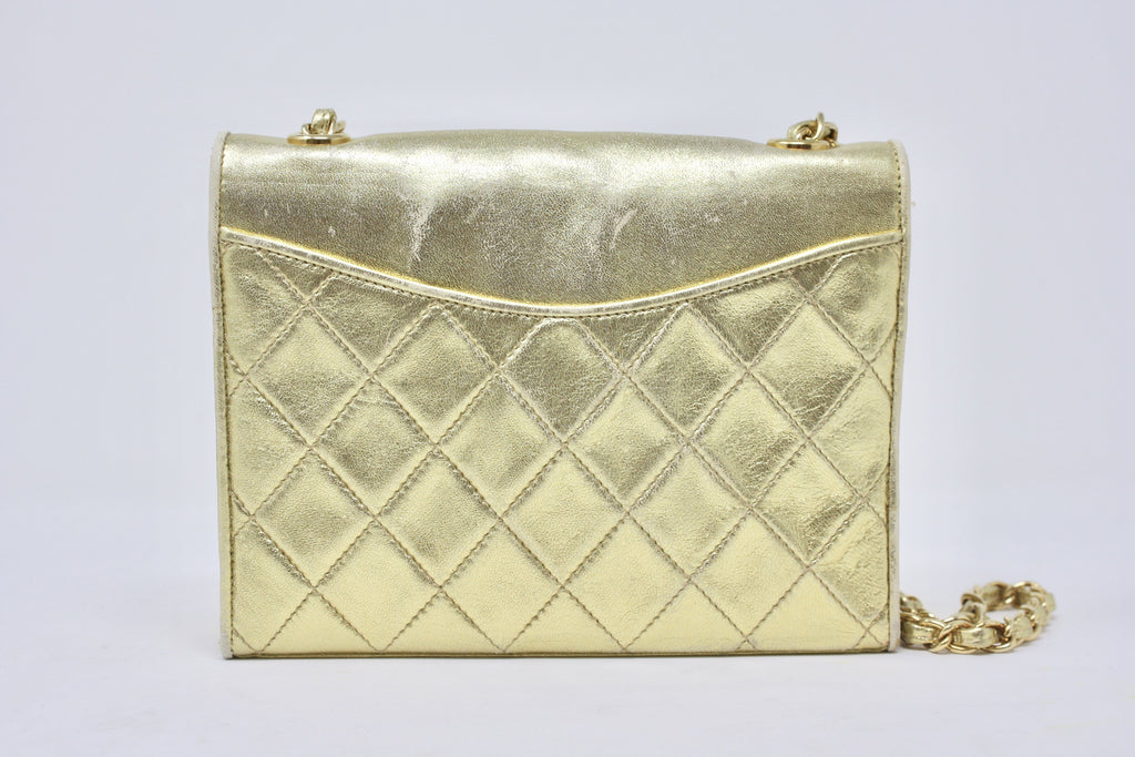 Rare Vintage CHANEL Bag w/Pearl Handle at Rice and Beans Vintage