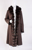 Vintage Reversible Mink & Chinchilla Fur Coat