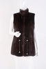 BIRGER CHRISTENSEN Black Onyx Mink Fur Vest