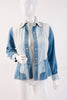 Vintage 60's Patchwork Denim Shirt Jacket