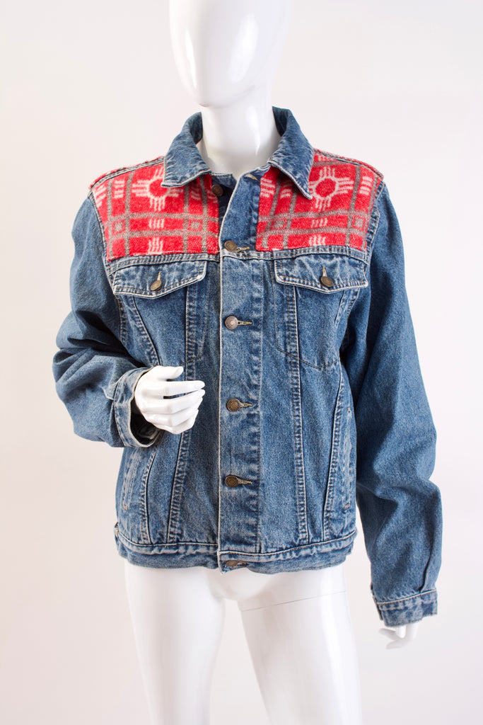 Vintage 90's Southwestern Denim Jacket