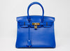Rare HERMES Birkin Blue 30cm Bag