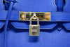 Rare HERMES Birkin Blue 30cm Bag