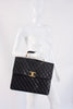 Vintage CHANEL Quilted Lambskin XXL Flap Bag Briefcase