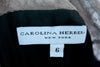 Rare CAROLINA HERRERA Lace & Satin Dress w/Feathers