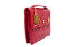 Rare Vintage CHANEL Red Top Handle Or Shoulder Bag