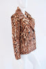 New MICHAEL KORS Leopard Print Fur Coat