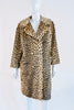 Vintage 60's SAFARI SPORTOWNE Faux Leopard Fur Coat