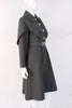Vintage 60's YOUTHCRAFT Belted Wool Cape Coat
