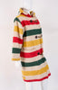 Vintage WOOLRICH "Hudson Bay Blanket" Striped Pea Coat