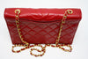 Vintage CHANEL Red Quilted Flap Bag