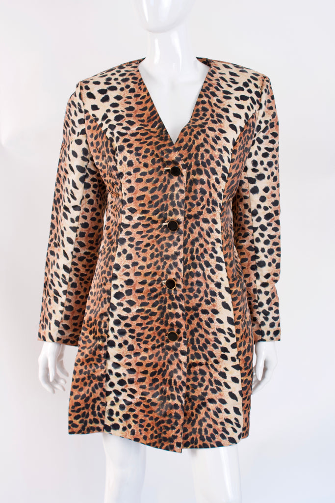 Vintage 60's LILLI ANN Leopard Dress or Coat
