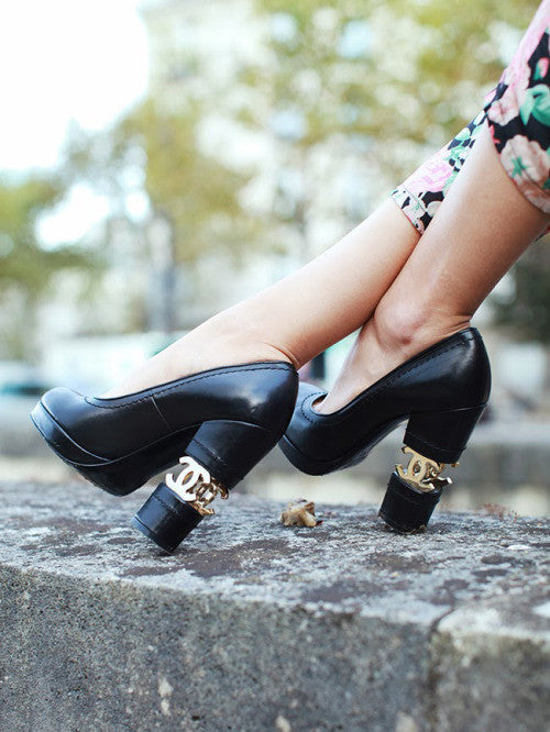 Vintage chanel heels - Gem